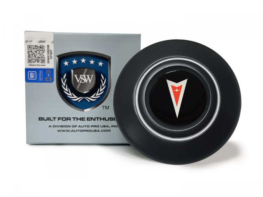 わろた Auto Pro USA VSW Steering Wheel OE Series Horn Cap, Black Horn Cap