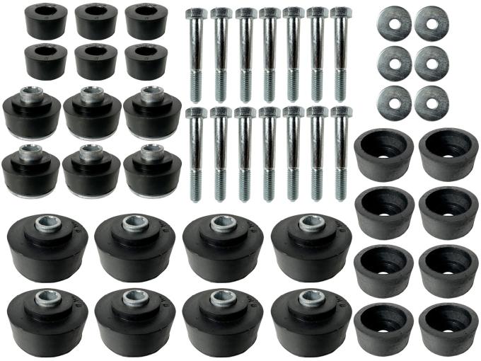 Auto Pro USA Body Mount Bushing And Hardware Set, Includes All Mounting Bushings, 20 Piece Hardware Set BM1004KIT