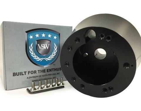 Auto Pro USA VSW 6-Bolt Hub Adapter, 6 Bolt, Black STH1033BLK
