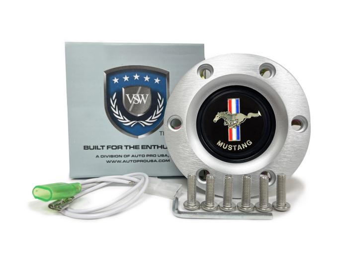 Auto Pro USA VSW 6-Bolt Steering Wheel Horn Button STE1002BRU
