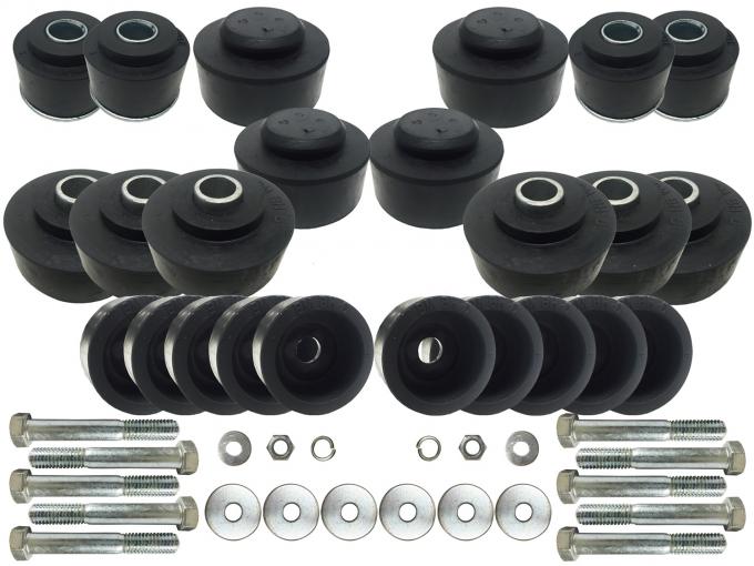 Auto Pro USA Body Mount Bushing And Hardware Set, Includes All Mounting Bushings, 22 Piece Hardware Set BM1022KIT