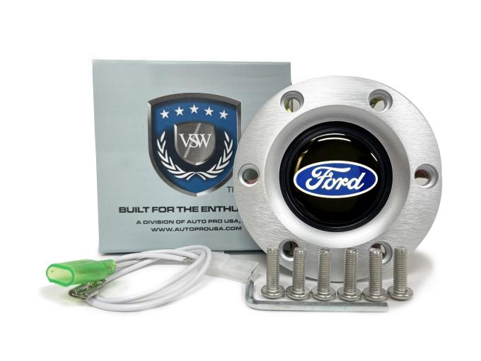 Auto Pro USA VSW 6-Bolt Steering Wheel Horn Button STE1001BRU