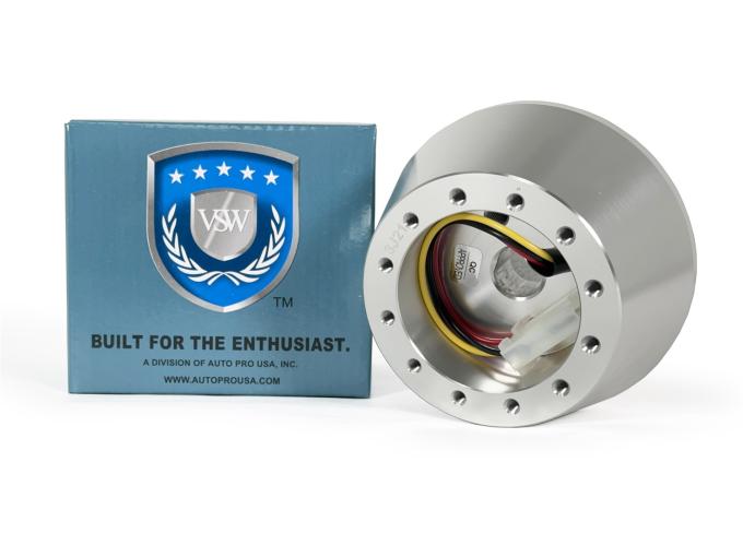 Auto Pro USA 1984-2004 Ford Mustang VSW 6-Bolt Hub Adapter, 6 Bolt, Silver STH1025SIL
