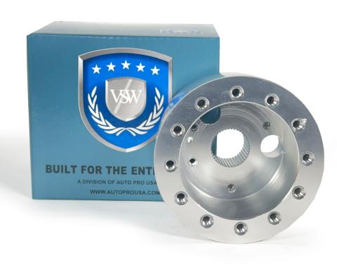 Auto Pro USA VSW 6-Bolt Hub Adapter, 6 Bolt, Silver STH1028SIL