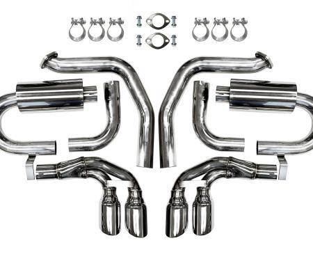 Auto Pro USA 1997-2004 Chevrolet Corvette NXT Step Performance Exhaust System, 3.5 in. Double Wall Design, 50 State Legal / California Emissions Compliant EX1002