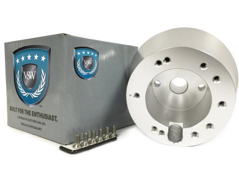 Auto Pro USA VSW 6-Bolt Hub Adapter, 6 Bolt, Silver STH1033SIL