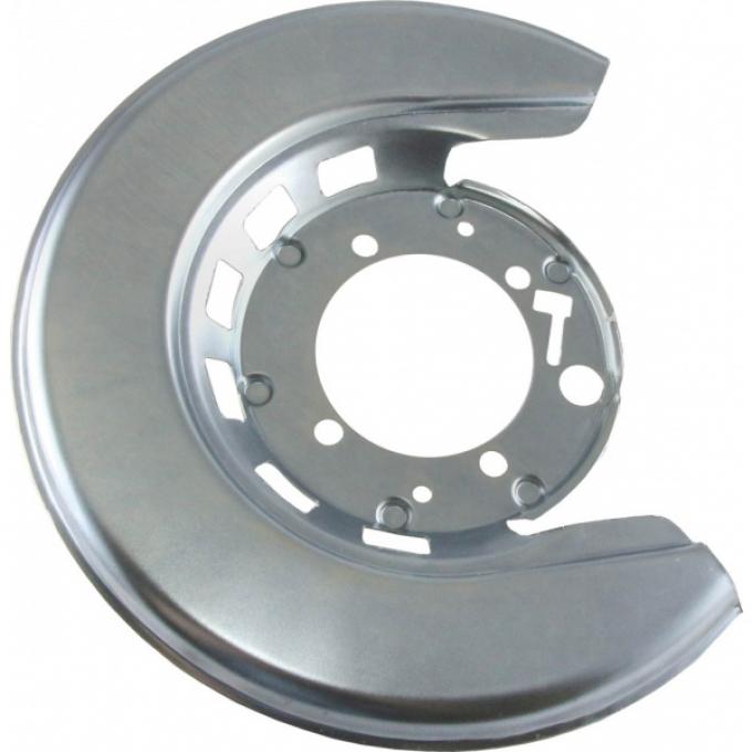 Corvette Brake Caliper Shield, Left, Rear, 1965-1975