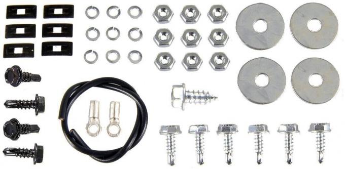 Camaro Console Gauge Mounting Hardware Kit, 1968-1969