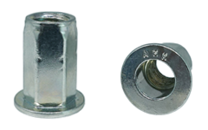 AMK 1965 Ford Fairlane 2 piece P/S Cylinder Bracket - Rivnuts 3/8-16 Hex Body Rivet Nuts Only F-1615