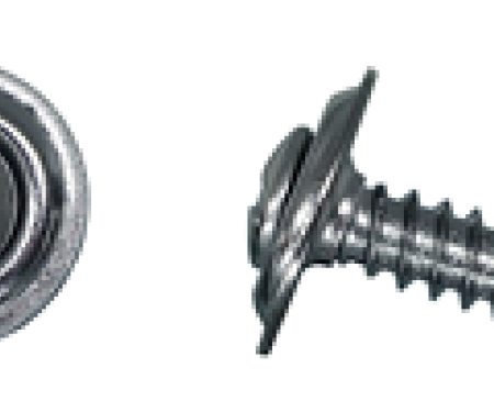 AMK 1964 Chevrolet Chevelle 4 piece Kick Panels Chrome Panhead Oval Finish Washer Sems .50" Deep G-6686