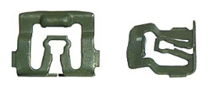 AMK 1965 Ford Mustang 22 piece Window (Fr) Mouldings - Body 63, 65 Snap-on Retainer for Use with Studs F-580