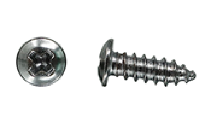AMK 1964 Chevrolet Chevelle 4 piece Windlace End Caps @ Quarter Chrome Round Washer Ab Screws G-7512