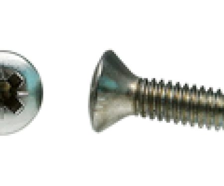 AMK 1968 Mercury Cougar 2 piece Window Crank Handles Oval Head Pozi Oval Screws F-953