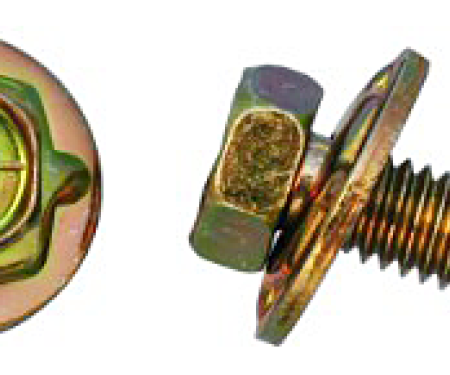 AMK  6 piece Hood Latch & Striker Square Cone Sems U-Nuts F-1872