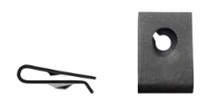 AMK 1968 Chevrolet Chevelle 4 piece Glove Box Striker Screws, Spring Nuts G-5702