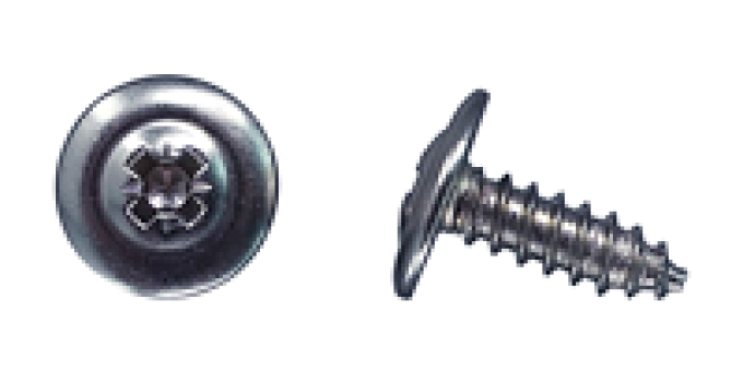 AMK 1978 Chevrolet Camaro 16 piece T-Top (Fisher) Weatherstrip Channels Metric Chrome Pozi Round Washer Ab Screws G-7839