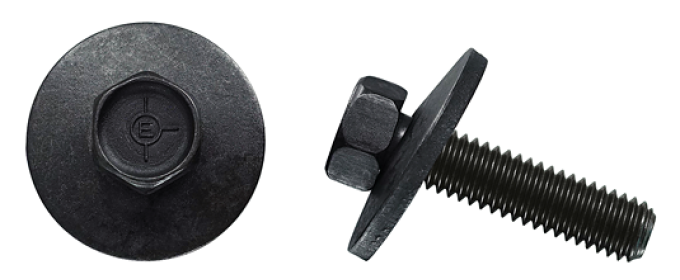 AMK 1965 Ford Mustang 6 piece Floor Reinforcement - Body 76 Hex Coni Sems F-568