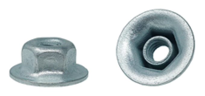 AMK 1965 Ford Mustang 3 piece Air Vent Lh Under Dash > Cowl Stamped Nuts F-735