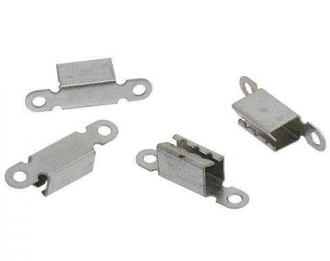 Corvette Bolt-On Wheel Clips, 4 Piece Set, 1967