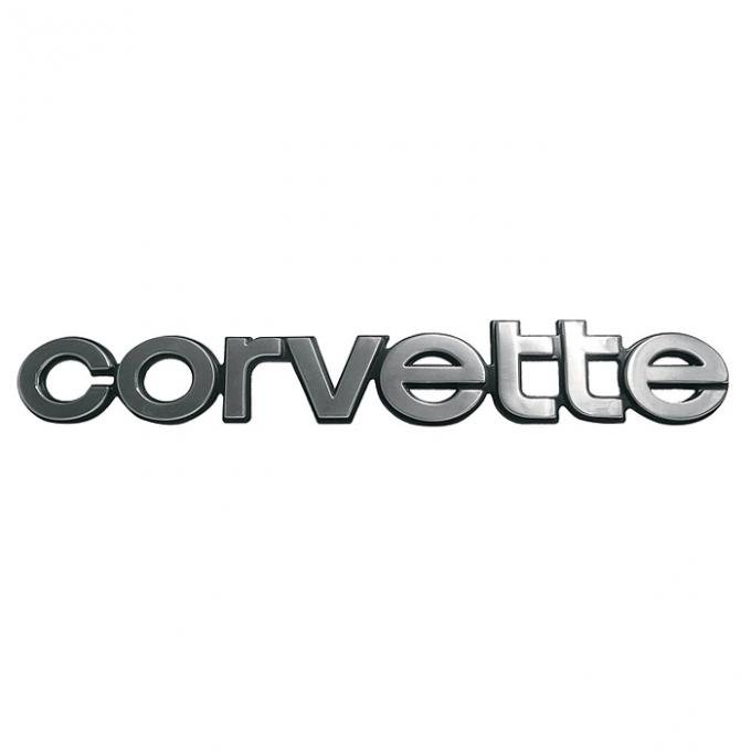 Corvette Rear Bumper Emblem, 1980-1982