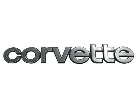 Corvette Rear Bumper Emblem, 1980-1982