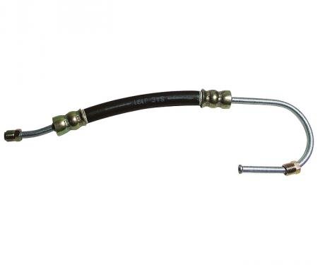 Corvette Power Steering Hose, Cylinder Retract, Large Loop, 1963-1982