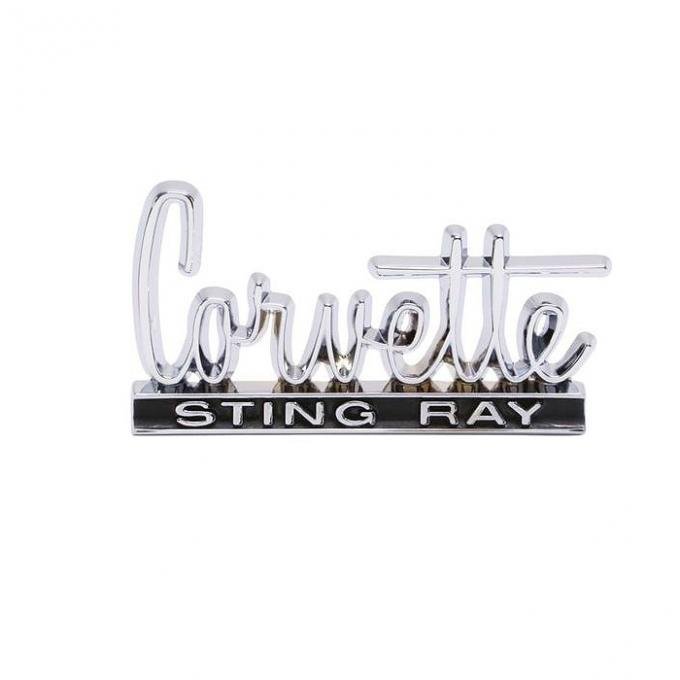 Corvette Glove Box Door Emblem, 1966-1967