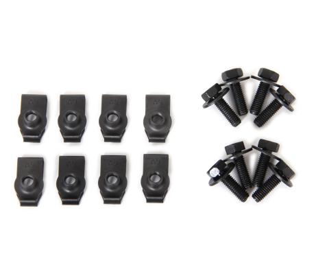 Redline Restomotive® 1984-1996 Chevrolet Corvette Headlight Door Mount Bolts with Nuts