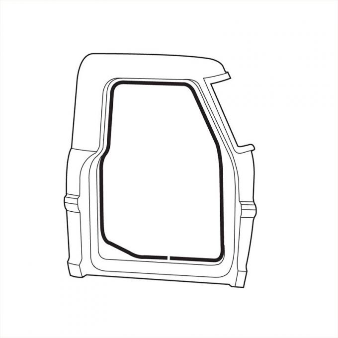Dennis Carpenter Door Seal Kit - Pickup - 1967-72 Ford Truck C7TZ-8120530-PR