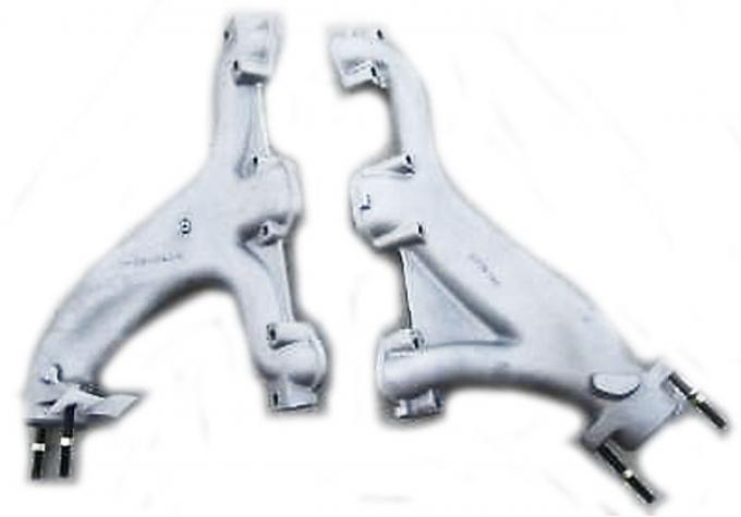 Firebird Exhaust Manifolds, Long Branch Cast Iron, 1967-1969