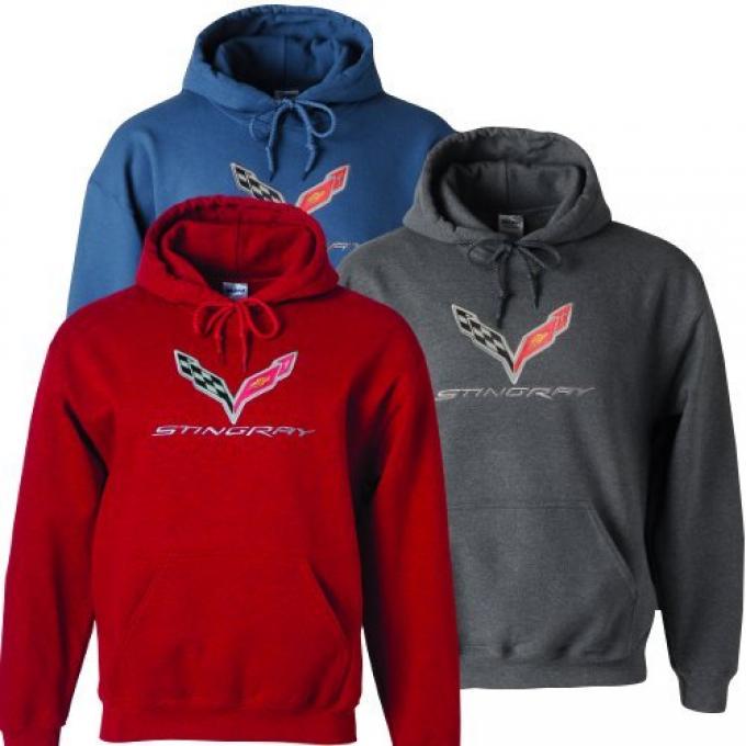 C7 Corvette Stingray Hooded Sweatshirt