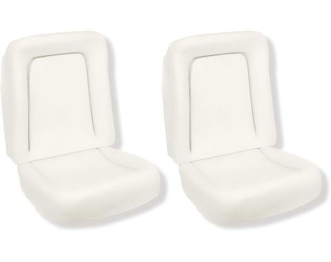 Redline Restomotive® 1967 Chevrolet Camaro Deluxe & 1969 Standard Front Bucket Seat Foam 2 Piece Set
