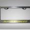 American Car Craft Camaro - Custom SUPERCHARGED License Plate Frame, Stainless Steel, Choose Color 102070