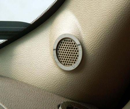 American Car Craft 2006-2012 HHR - Tweeter Rings 2Pc, Polished Stainless Steel 421009