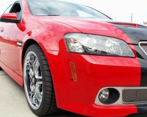 American Car Craft 2008-2009 Pontiac G8/GT/GXP - Side Marker Trim 2Pc, Brushed Stainless Steel 222011