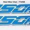 American Car Craft 2017-2018 Ford Raptor - 450 Horsepower Custom Emblems 2Pc, 3 Style Options (with Black Carbon Fiber Vinyl) 772085
