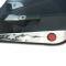 American Car Craft 2005-2013 C6 Corvette - Door Guards with Black Flames 2Pc, Brushed Stainless Steel 041020