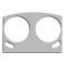 American Car Craft 2011-2013 Dodge Charger - Cup Holder Trim Plate, Polished Stainless Steel 331011