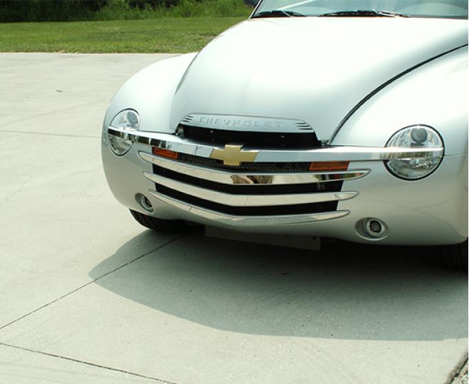 American Car Craft SSR Grille Overlays Polished Front 3pc 512002