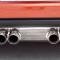 American Car Craft 2005-2013 C6 Corvette - Perforated Exhaust Filler Panel, Stock, Polished Stainless Steel 042002