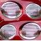 American Car Craft 1997-2004 C5/Z06 Corvette - Taillight Grilles Billet Style 4Pc, Stainless Steel 032045