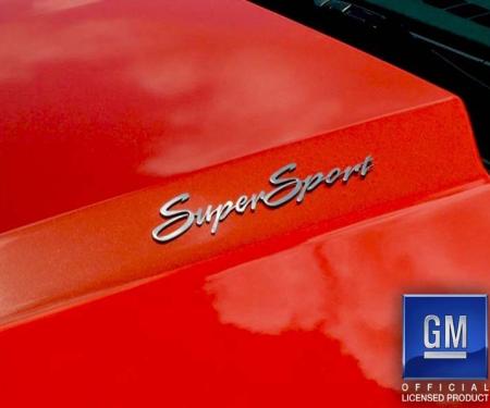 American Car Craft Camaro SS - SuperSport Emblems 2Pc, Polished Stainless Steel 102007