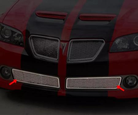 American Car Craft 2008-2009 Pontiac GT/G8 - Laser Mesh LOWER Grille 2Pc, Polished Stainless 222003