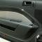 American Car Craft 2005-2009 Mustang V6/GT - Door Panel Inserts for UnPadded Doors 2Pc, Brushed Stainless 271003