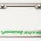 American Car Craft 2003-2007 Viper - FANGS 3 SRT 10 License Plate Frame, Stainless Steel, Choose Inlay Color 982003