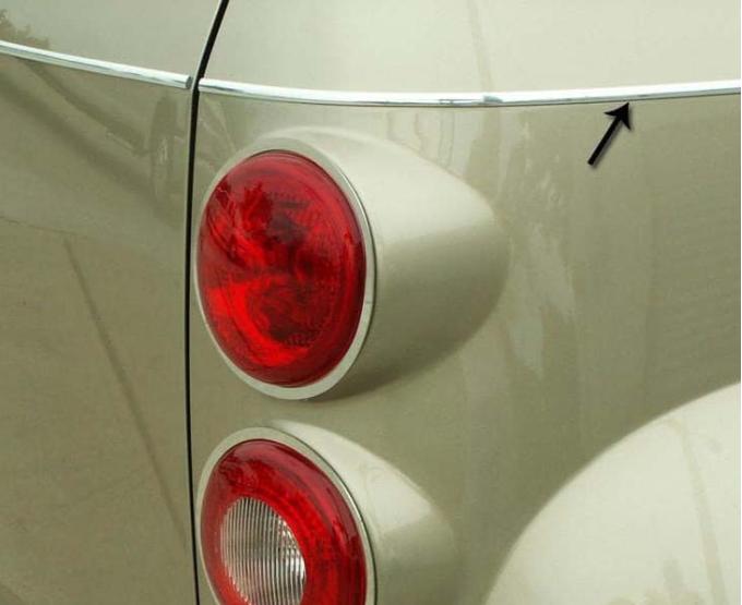 American Car Craft 2006-2012 HHR - Beltline Upper Body Molding, Classic Chrome 422009