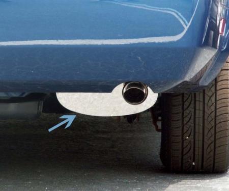 American Car Craft 2005-2009 Mustang V6 Only - Muffler Plate 1Pc, Polished Stainless Steel 272001