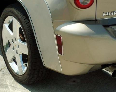 American Car Craft 2006-2012 HHR - Rear Marker Light Trim 2Pc, Polished Stainless Steel 422002
