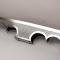 American Car Craft 2004-2008 Cadillac XLR - Exhaust Port Filler Panel, Perforated Stainless with Polished Trim 122002
