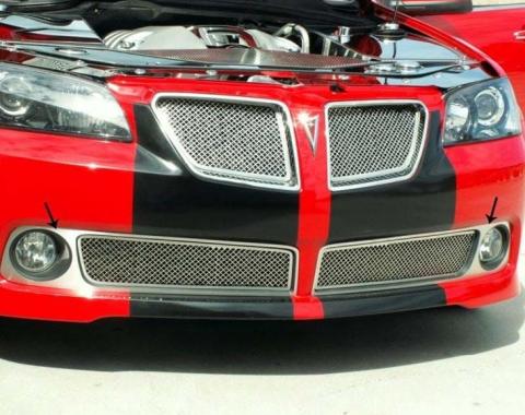 American Car Craft 2008-2009 Pontiac GT/G8 - Fog Light Trim Plates 2Pc, Brushed Stianless Steel 222001
